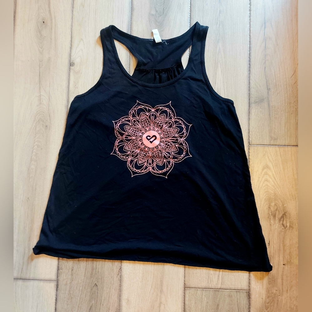 Silver Icing Mandala tank Bella Canvas 2XL